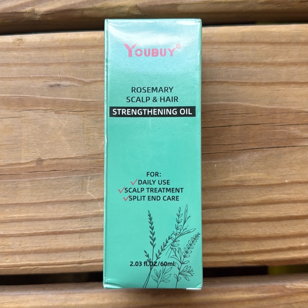 NWT Youbuy Rosemary Scalp & Hair Strengthening Oil 2.03 fl oz